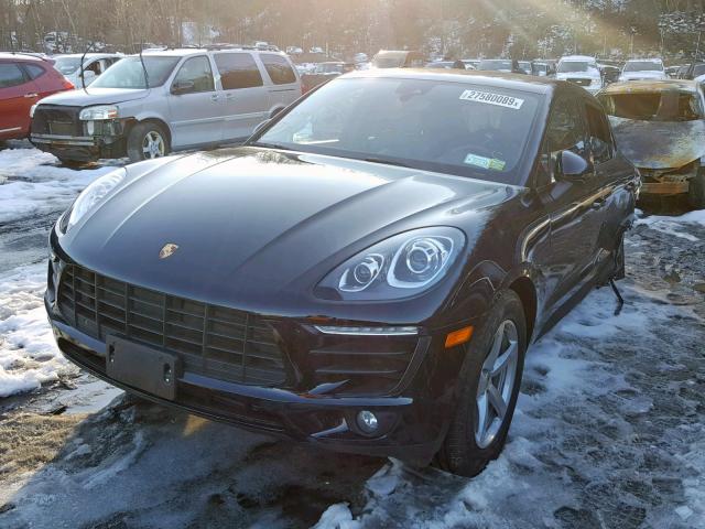 WP1AA2A53JLB09512 - 2018 PORSCHE MACAN BLACK photo 2