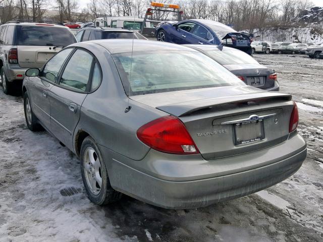 1FAFP55S03A171025 - 2003 FORD TAURUS SES GRAY photo 3