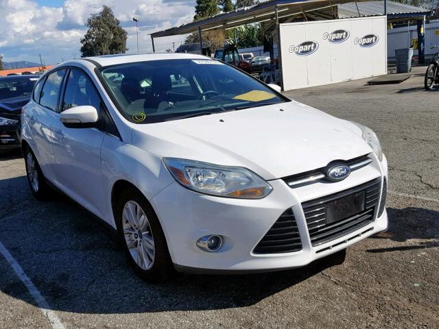 1FAHP3M28CL184690 - 2012 FORD FOCUS SEL WHITE photo 1