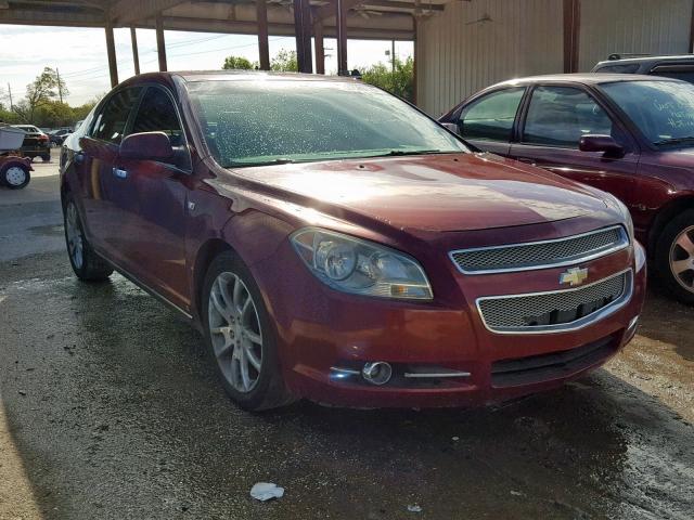 1G1ZK57738F257334 - 2008 CHEVROLET MALIBU LTZ BURGUNDY photo 1