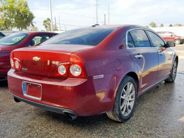 1G1ZK57738F257334 - 2008 CHEVROLET MALIBU LTZ BURGUNDY photo 4