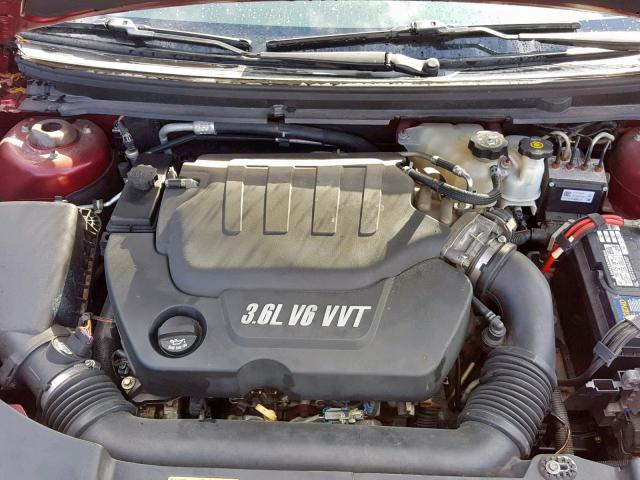 1G1ZK57738F257334 - 2008 CHEVROLET MALIBU LTZ BURGUNDY photo 7