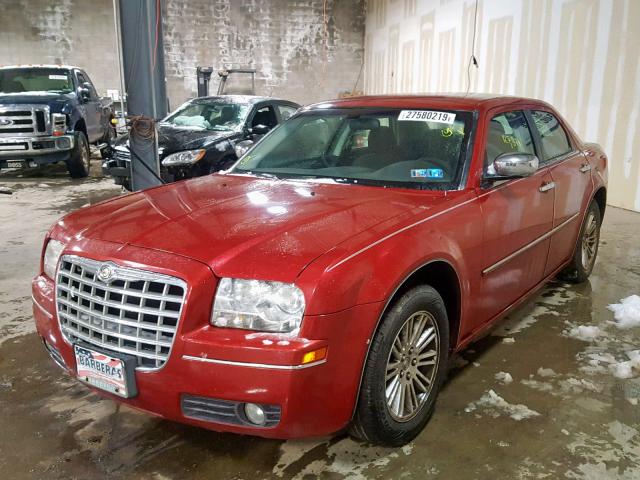 2C3CA4CD9AH209030 - 2010 CHRYSLER 300 TOURIN RED photo 2