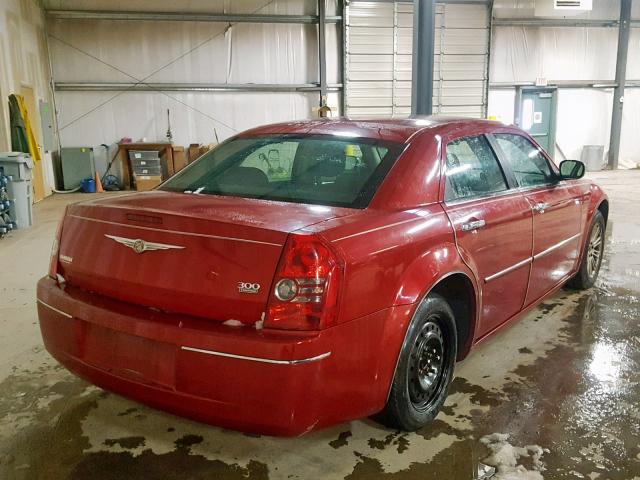 2C3CA4CD9AH209030 - 2010 CHRYSLER 300 TOURIN RED photo 4