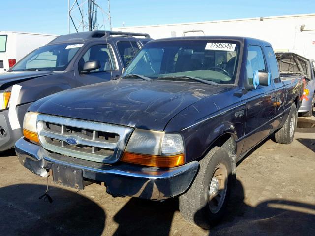 1FTYR14V4XPB12015 - 1999 FORD RANGER SUP BLUE photo 2