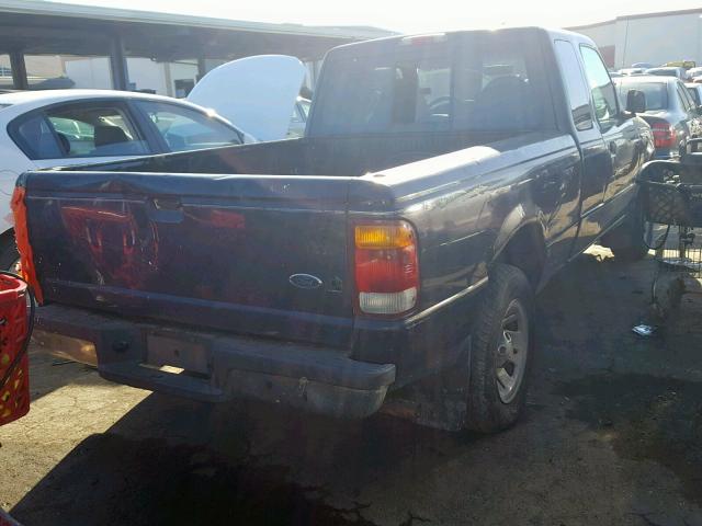 1FTYR14V4XPB12015 - 1999 FORD RANGER SUP BLUE photo 4