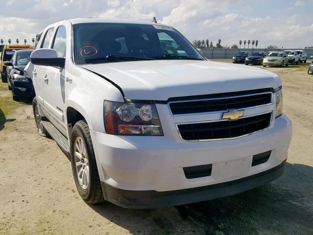 1GNFK13539R170984 - 2009 CHEVROLET TAHOE HYBR WHITE photo 1