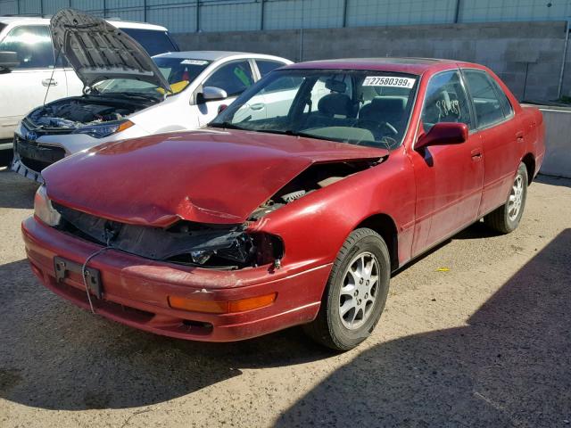 JT2SK13E8P0100320 - 1993 TOYOTA CAMRY XLE BURGUNDY photo 2