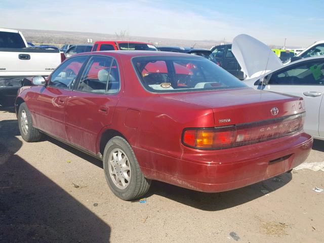 JT2SK13E8P0100320 - 1993 TOYOTA CAMRY XLE BURGUNDY photo 3