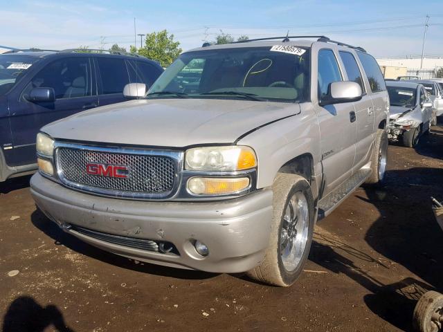 1GKFK66U84J233355 - 2004 GMC YUKON XL D TAN photo 2