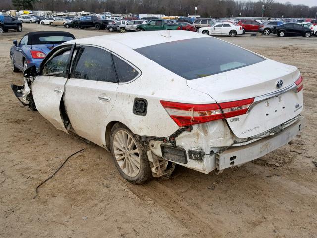 4T1BD1EBXDU009182 - 2013 TOYOTA AVALON HYB WHITE photo 3