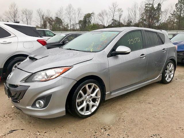 JM1BL1H35A1170306 - 2010 MAZDA SPEED 3 GRAY photo 2