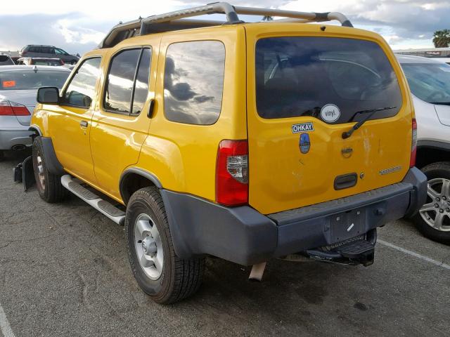 5N1ED28Y53C644947 - 2003 NISSAN XTERRA XE YELLOW photo 3