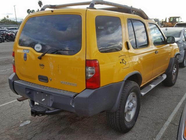 5N1ED28Y53C644947 - 2003 NISSAN XTERRA XE YELLOW photo 4