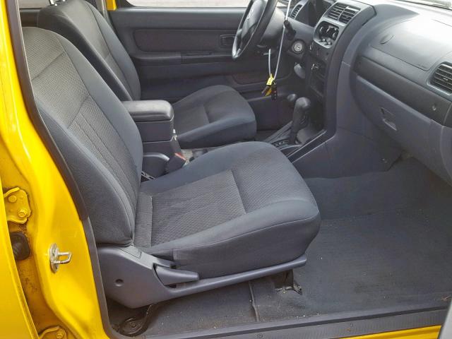 5N1ED28Y53C644947 - 2003 NISSAN XTERRA XE YELLOW photo 5