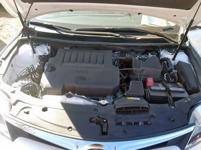 4T1BK1EB5GU239626 - 2016 TOYOTA AVALON XLE WHITE photo 7