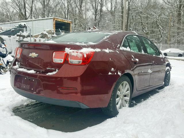 1G11D5SLXFF104927 - 2015 CHEVROLET MALIBU 2LT BURGUNDY photo 4