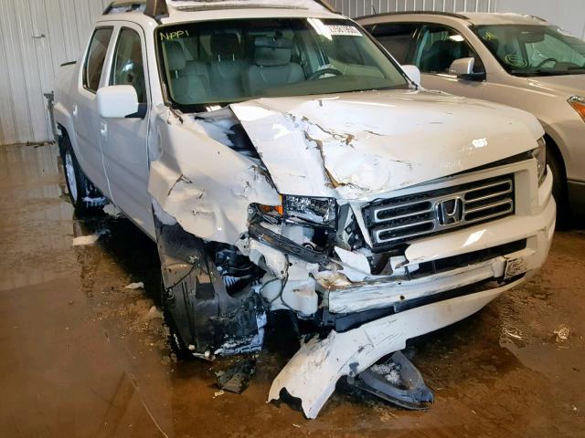 2HJYK16558H504357 - 2008 HONDA RIDGELINE WHITE photo 1