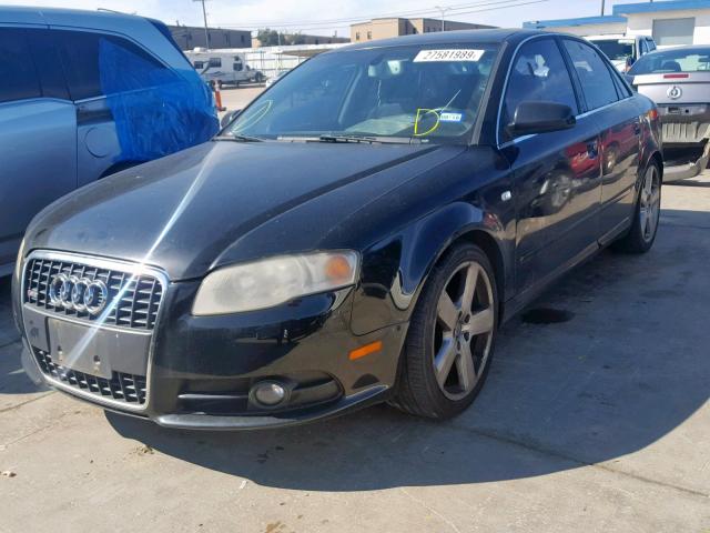 WAUBF78EX6A226787 - 2006 AUDI A4 S-LINE BLACK photo 2