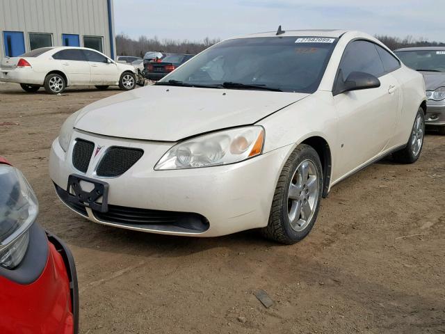 1G2ZH17N084226507 - 2008 PONTIAC G6 GT WHITE photo 2