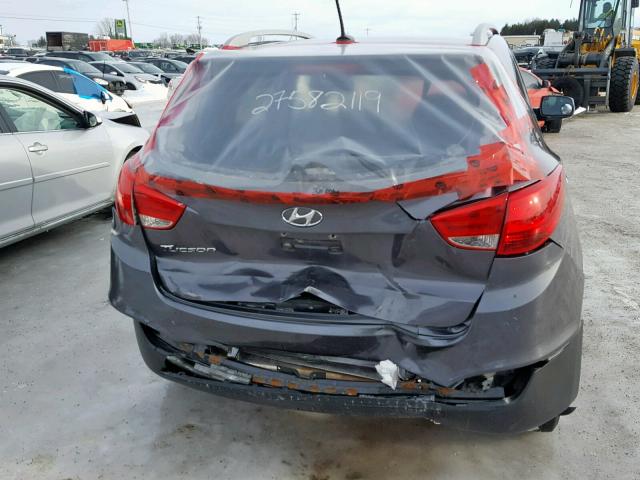 KM8JU3AG3FU053276 - 2015 HYUNDAI TUCSON LIM GRAY photo 9