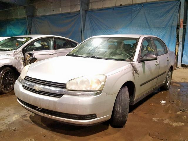 1G1ZS54F64F131345 - 2004 CHEVROLET MALIBU GRAY photo 2