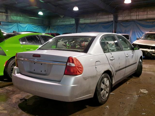 1G1ZS54F64F131345 - 2004 CHEVROLET MALIBU GRAY photo 4