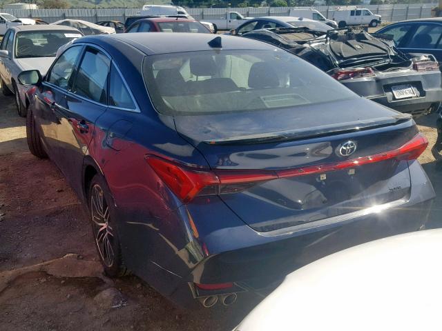 4T1BZ1FB1KU009018 - 2019 TOYOTA AVALON XLE BLUE photo 3