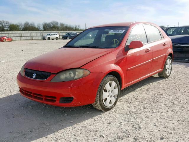 KL5JD66Z76K335499 - 2006 SUZUKI RENO RED photo 2