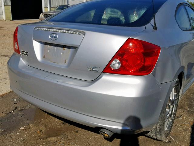 JTKDE177970146251 - 2007 TOYOTA SCION TC SILVER photo 9
