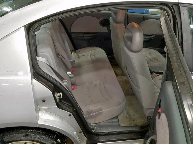 1G8AJ52F23Z142697 - 2003 SATURN ION LEVEL SILVER photo 6