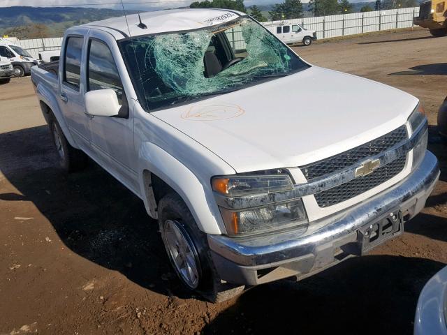 1GCHTDFE1B8126893 - 2011 CHEVROLET COLORADO L WHITE photo 1