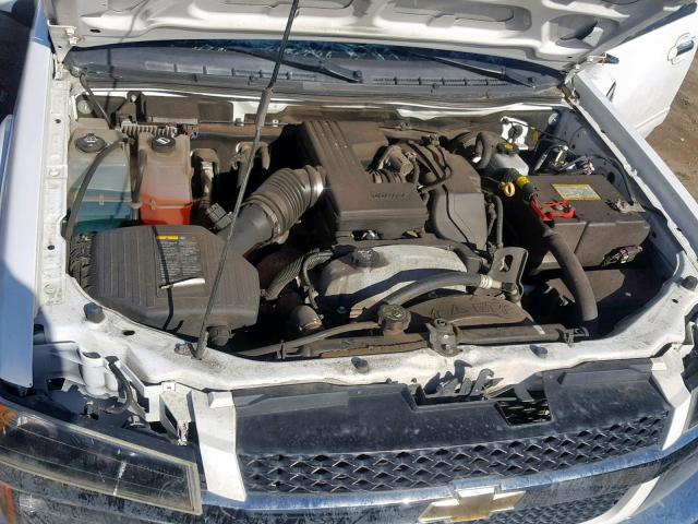 1GCHTDFE1B8126893 - 2011 CHEVROLET COLORADO L WHITE photo 7