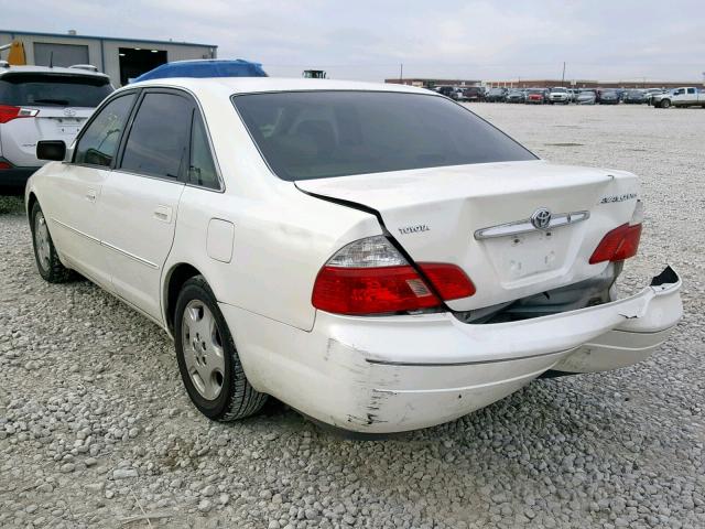 4T1BF28B33U323783 - 2003 TOYOTA AVALON WHITE photo 3