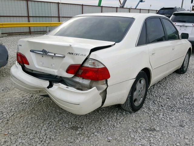 4T1BF28B33U323783 - 2003 TOYOTA AVALON WHITE photo 4