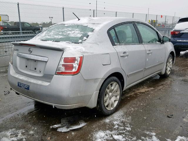 3N1AB6AP5CL733913 - 2012 NISSAN SENTRA 2.0 SILVER photo 4