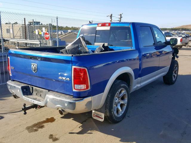 1C6RR7NTXGS349634 - 2016 RAM 1500 LARAM BLUE photo 4