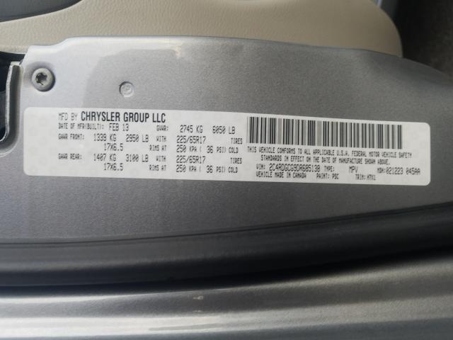 2C4RDGCG9DR685138 - 2013 DODGE GRAND CARAVAN SXT  photo 10