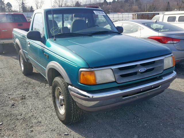 1FTCR11X5VTA03759 - 1997 FORD RANGER GREEN photo 1