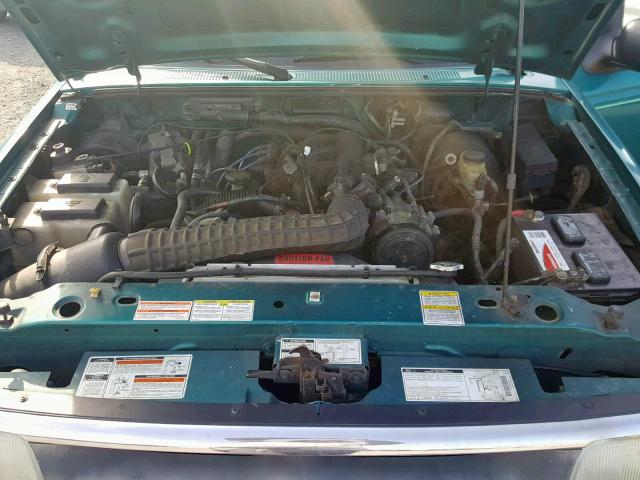 1FTCR11X5VTA03759 - 1997 FORD RANGER GREEN photo 7