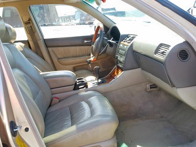 JT8BH28F7W0133352 - 1998 LEXUS LS 400 GOLD photo 5