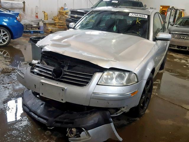 WVWRH23B92P120253 - 2002 VOLKSWAGEN PASSAT GLX 银色 照片 2