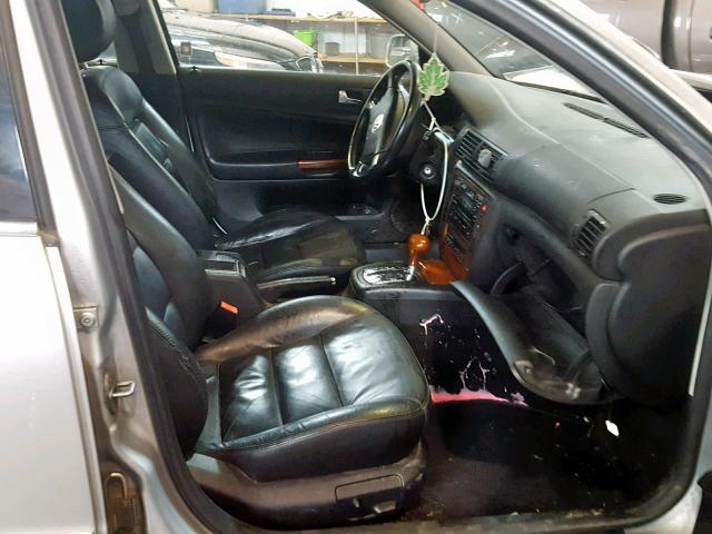 WVWRH23B92P120253 - 2002 VOLKSWAGEN PASSAT GLX 银色 照片 5