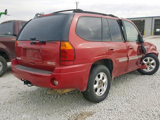 1GKDS13S132301355 - 2003 GMC ENVOY BURGUNDY photo 4