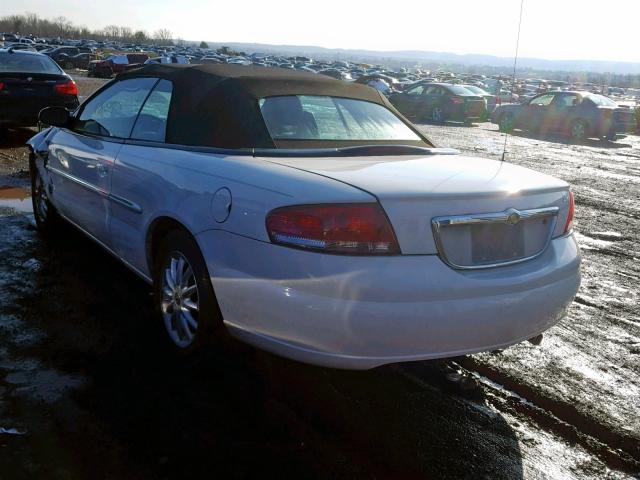 1C3EL55R02N269188 - 2002 CHRYSLER SEBRING LX WHITE photo 3