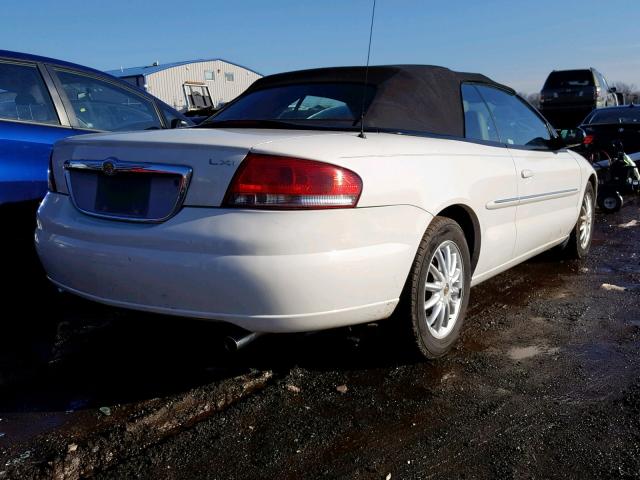 1C3EL55R02N269188 - 2002 CHRYSLER SEBRING LX WHITE photo 4