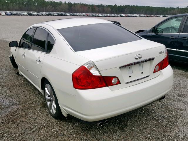 JNKAY01F06M261841 - 2006 INFINITI M35 BASE WHITE photo 3