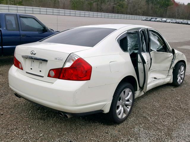 JNKAY01F06M261841 - 2006 INFINITI M35 BASE WHITE photo 4