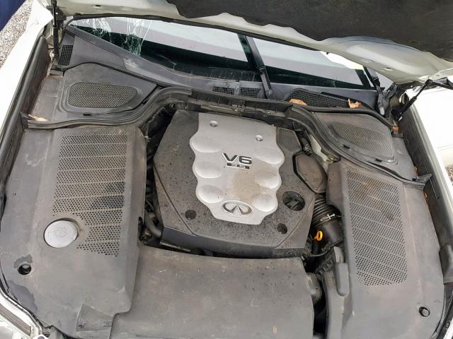 JNKAY01F06M261841 - 2006 INFINITI M35 BASE WHITE photo 7