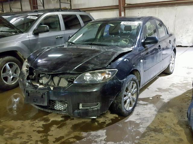 JM1BK32F871767282 - 2007 MAZDA 3 I BLACK photo 2